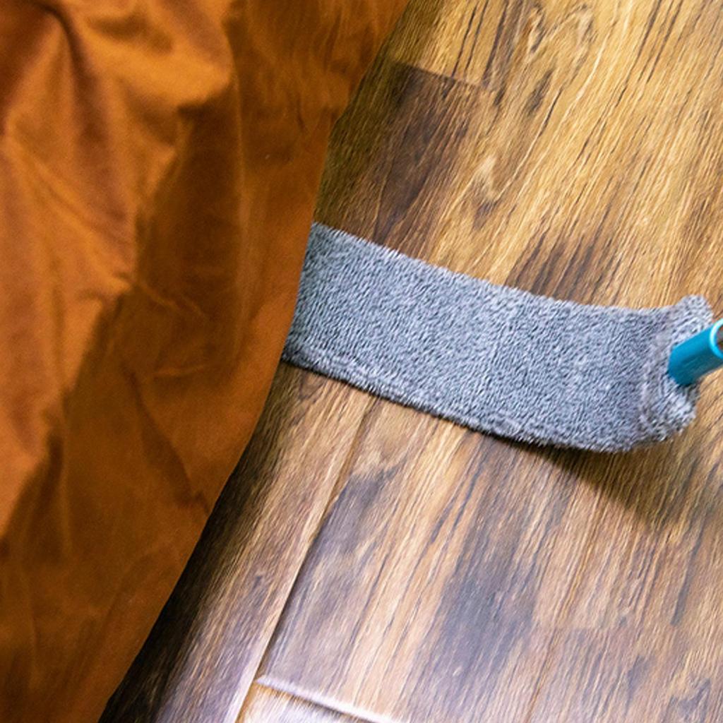 Flat Duster Extendable Long Handle Mop Microfiber Duster Under Appliance Cleaning Tool for Home Apartment Office Floor Furniture