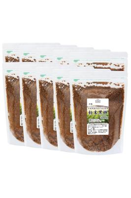 Natural Health Sha práškový hnědý cukr 500 g x 10 kusů čistý hnědý cukr hnědý cukr Komerční použití Vyrobeno na ostrově Tarama Okinawa,
