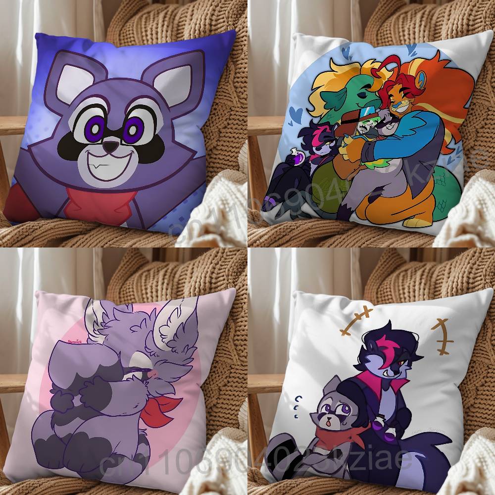game Laura Ed Indigo Park Pillow Case Square DoubleSided Printing Short Plush Sofa Cushion Cover Bedroom Bedside Pillow