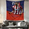 Atleti H Wall Hanging Printed Fabric Blanket Decorative Tapestries for Bedroom Living Room Home Decor