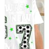 European sizes Meme Soccer 7th Birthday Series Boys And Girls Kids Short Sleeve T-Shirt | Casual Wear, Geometric-pattern, Crew Neck,