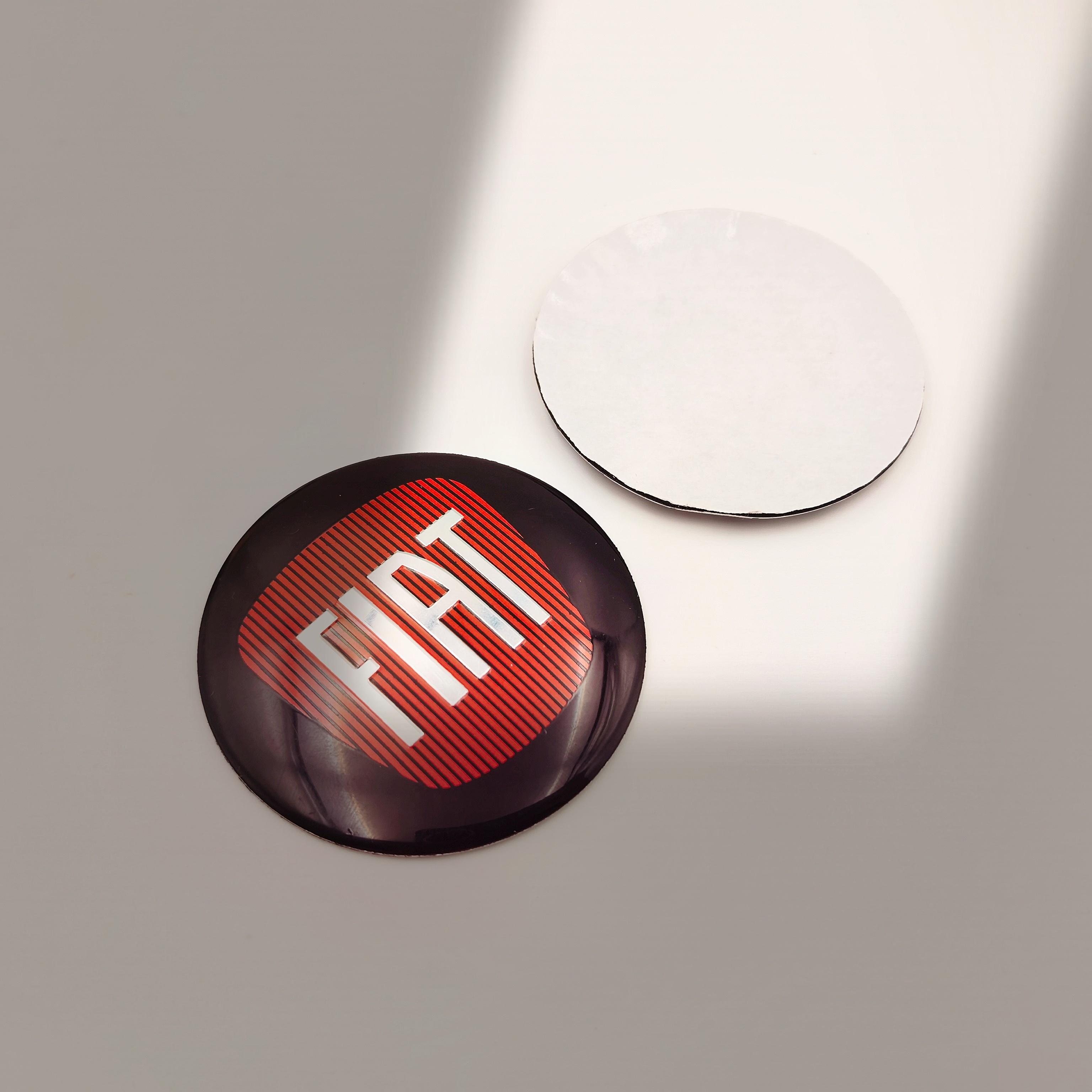 

4ps 56mm 5.6cm FIAT Abarth logo car emblem Wheel Center Hub auto Rim refit dust-proof badge cover sticker styling accessories 4 pcs