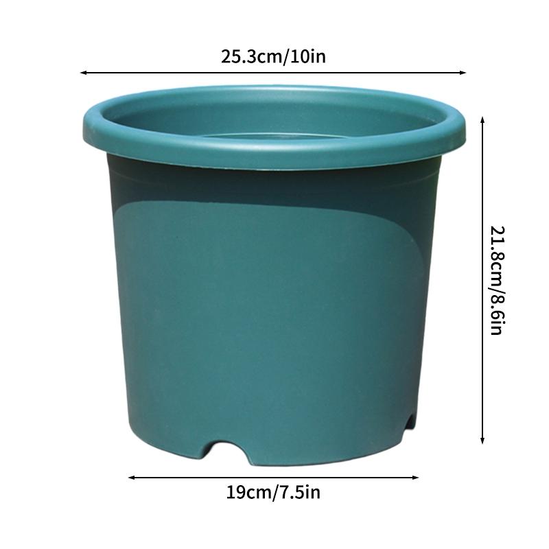 Thickened Plastic Flowerpot Plant Pot for Flowers Shrubs Succulents Breathable Root Control Flower Pot Garden Decorations