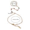 Mini Pearl Hand Chain Bracelet For Elegant Women Wedding Party High-End Gold Color Link Finger Bracelets Stainless Steel Jewelry
