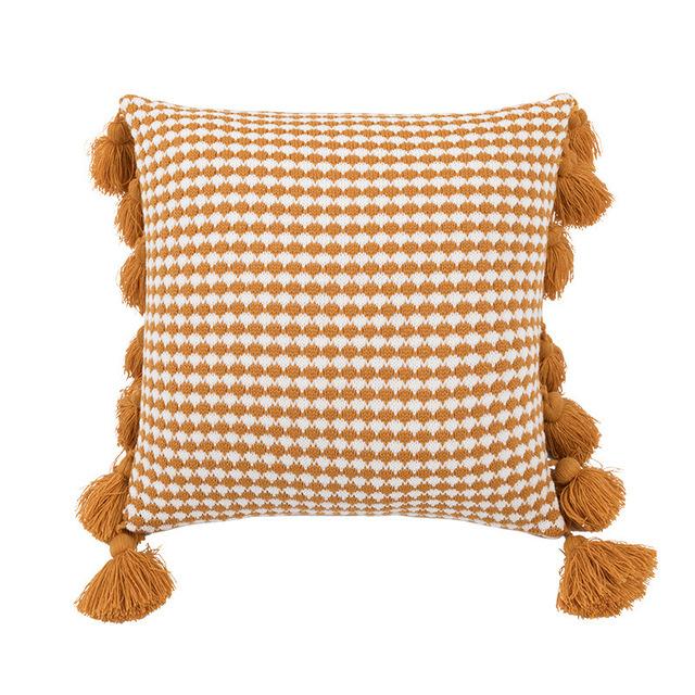 Плюшевая вышитая наволочка декор для дивана наволочка декоративная наволочка украшение для гостиной подушки на стул 2715₽