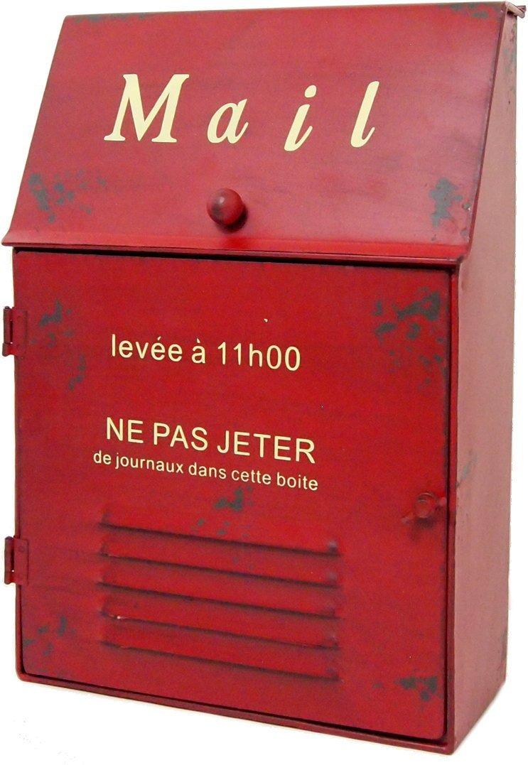 

Murataya Sangyo Metal Slim Post 7007, 25.5cm Wide x 11cm Deep x 36.5cm High, Red