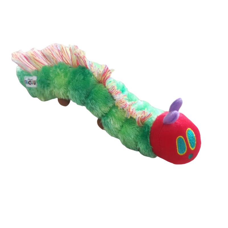 Caterpillar Fluffy Toy Long Green Caterpillar Cuddle Stuffed Animal Bedtime Buddy Doll For Boys Girls Birthday Gift