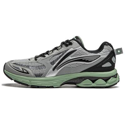 Li Ning Fuyiao 2.0 Slip Resistant Abrasion Resistant Running Shoes Men's Gray Black ARXU001-3