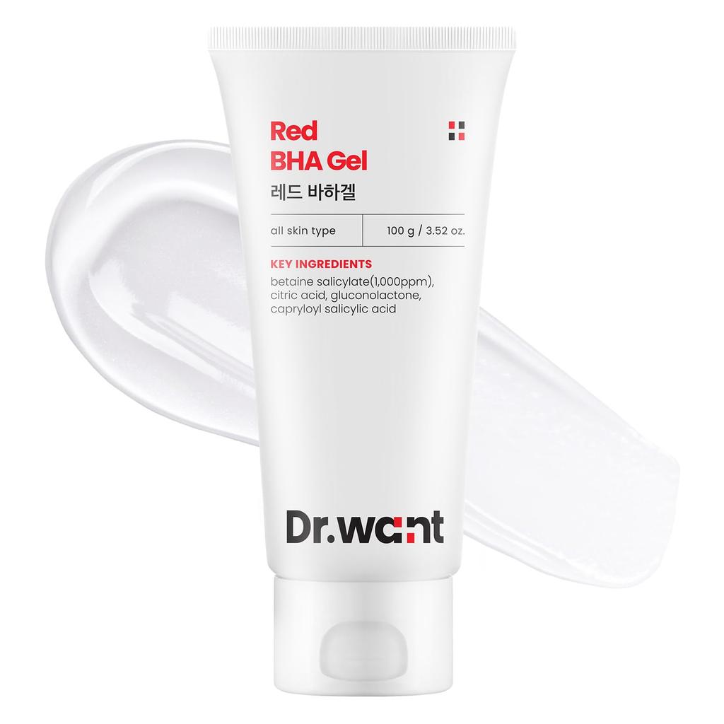 Want Red BHA Tea Salicylic Pore Blackhead Korean Skincare Dr. Gel, 100g, Tree, Acid, Exfoliating, Cleansing, Removal, Dr. Want,