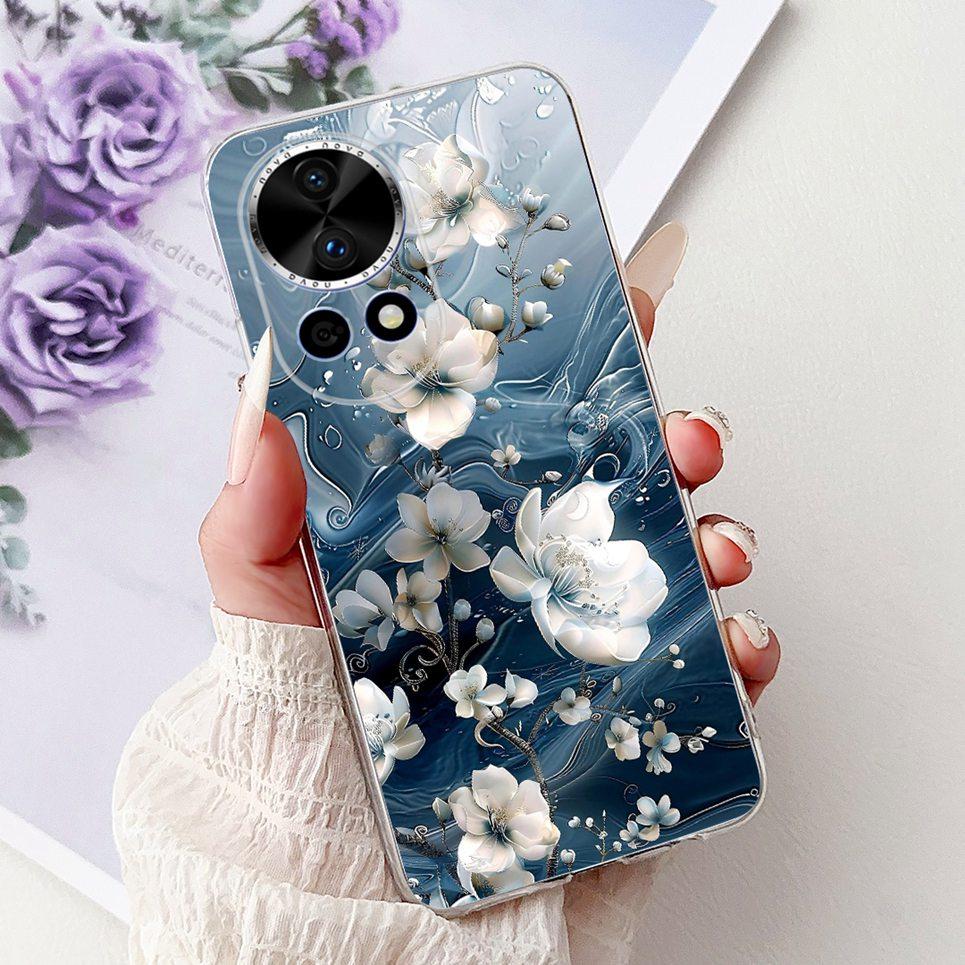 Casing For Huawei Nova 13 12 Phone Case Nova 12i 13i Coque Flower Butterfly Dragon Animals Clear Soft Back Cover Nova13i Shell