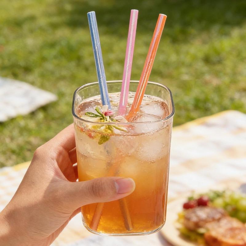 200/50PCS Drinking Water Straws Laser Disposable Straws For Birthday Party Wedding Drinks Fruit Juice Cocktail Coffe Suppliesr