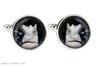 Akita, Akita Inu - cufflinks and tie with your photo, a suit decoration, men's jewelry from the Art-Dog brand.