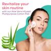 Evereve Mehrzweck-Wattepads, 200 Stück, 100% Baumwolle, Mit Aloe Vera Extrakten, Geprägt, Beidseitig, Zur Hautreinigung, Augen- & Gesicht Make-up Entferner