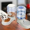 FAYDUDU Cat Water Fountain Automatic Cat Food Dispenser Automatic Water and Food Dispenser 3.8L for Cat and Dog (Feeder+Water Feeder, Style B)