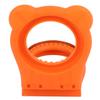 Sandwich Cutter Mold Manual Cake Bread Cutter Sealer Tool Round for Kitchen Cooking Orange
