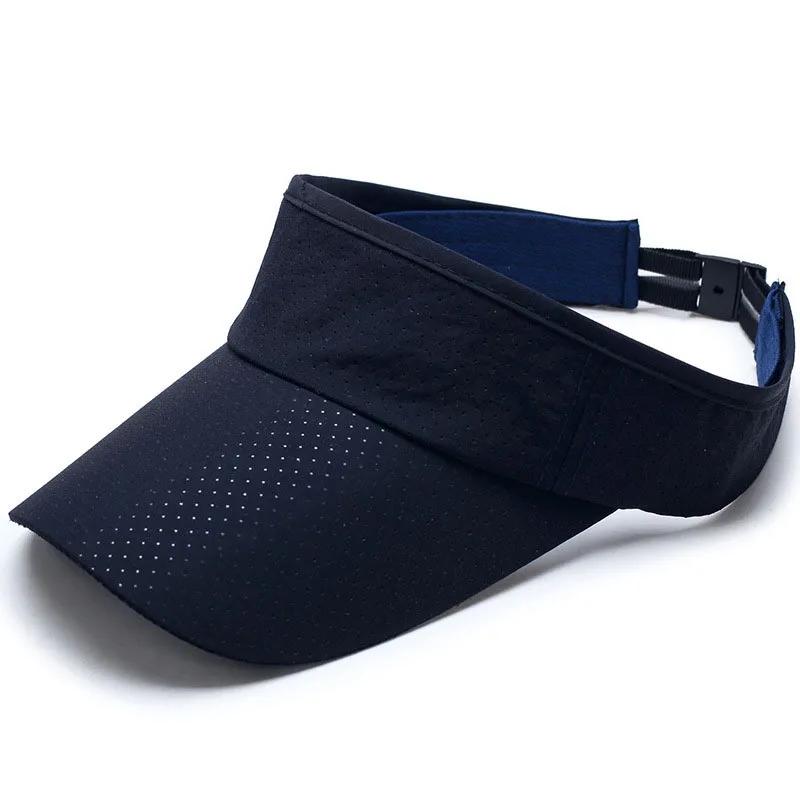 Verstellbare Tennis Kappen Herren Damen Sport Stirnband Klassische Sonnensport Visier Mütze Laufkappen Tennis Strandhut Outdoor Sportmütze