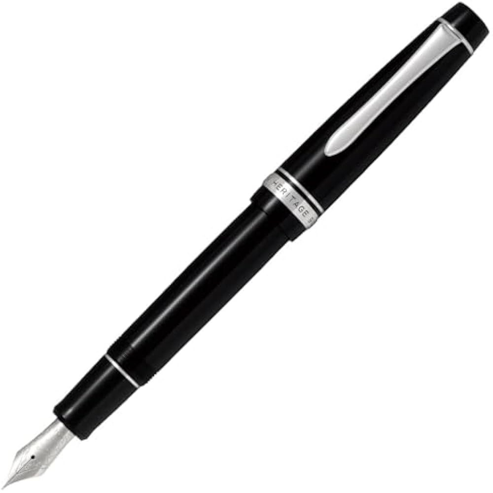 PILOT Custom Heritage 912 Fine F (Твердый Мелкий) Черная перьевая ручка Pilot FKVH2MRBF