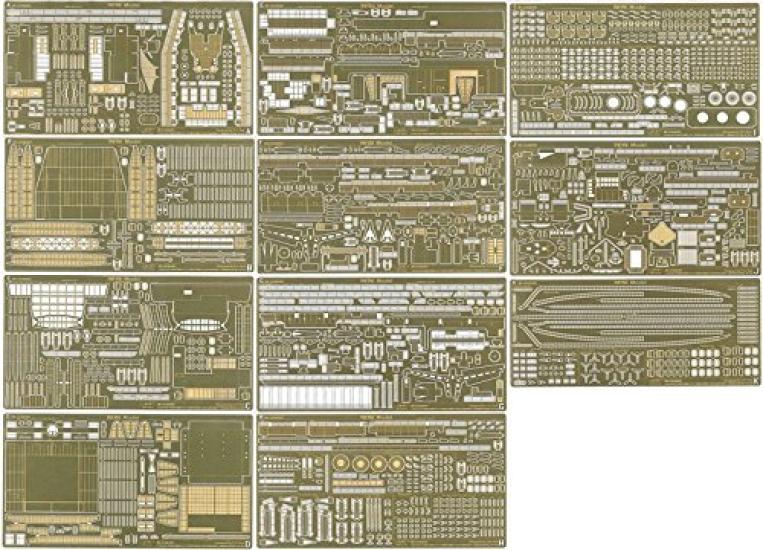 Infinimodel IM Series US Navy Aircraft Carrier Yorktown 1942 Detail Up Set for ME Plastic Model Kits 1/350 CV-5 (IM53502)