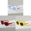 123Pcs Fashionable Oval Frame Glasses With Retro Academic Style Suitable For Street Pography And As A Holiday Gift
