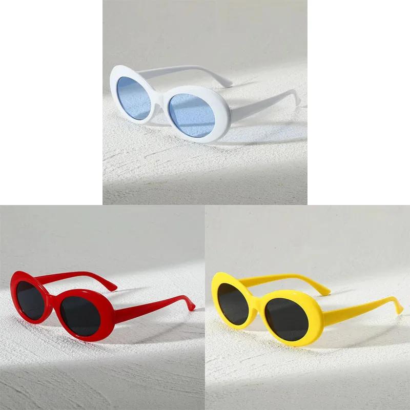 123Pcs Fashionable Oval Frame Glasses With Retro Academic Style Suitable For Street Pography And As A Holiday Gift