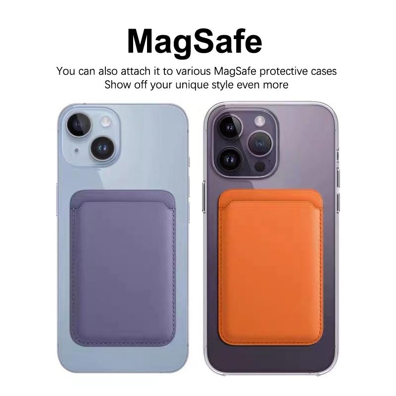 Portafoglio in Pelle Magnetico Porta Carte Custodia Macsafe Per Magsafe Iphone 13 14 15 16 Pro Max Plus 12Mini Iphone14 Mac Safe Cover Posteriore