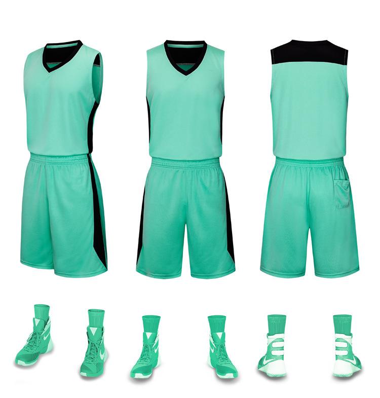 Wholesale college basketball suit, children's sports game training suit, basketball suit vest, children's jersey