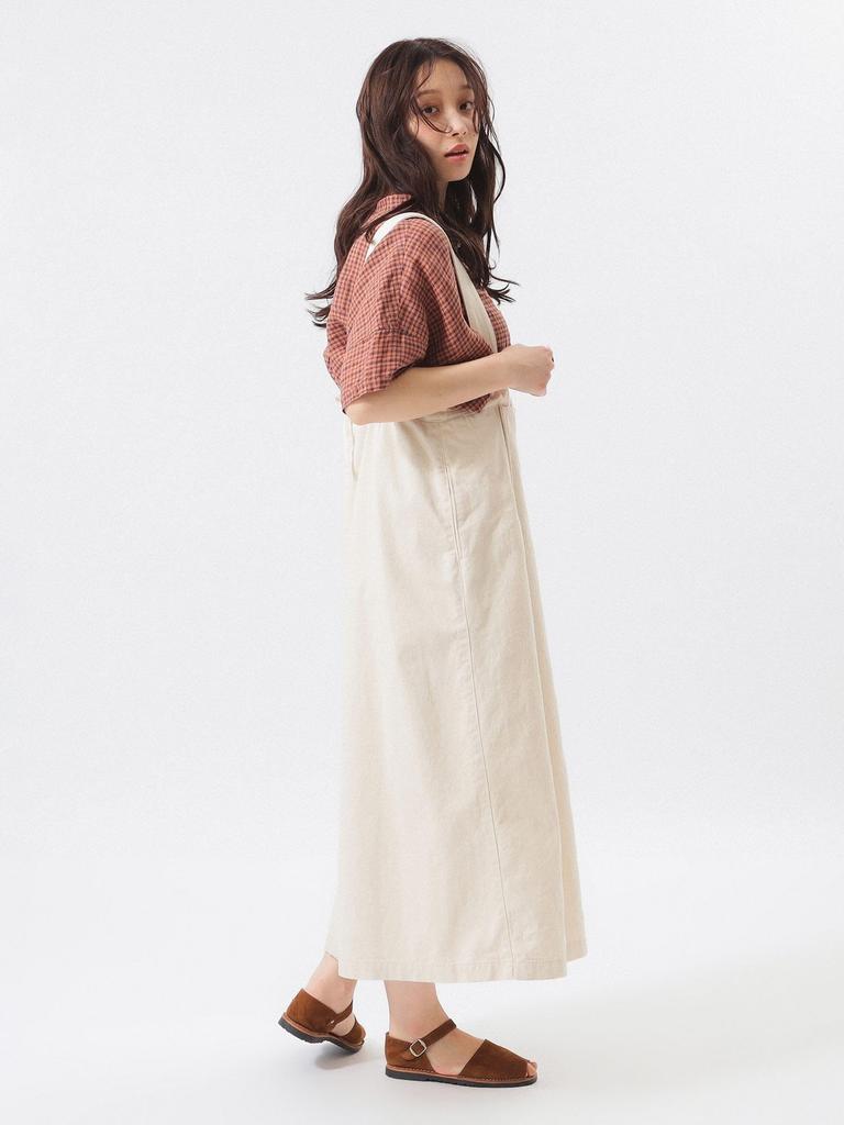 Beams Boy Women's O.C/Twill_Mrn_OP Dress, Natural Free, 13260206791