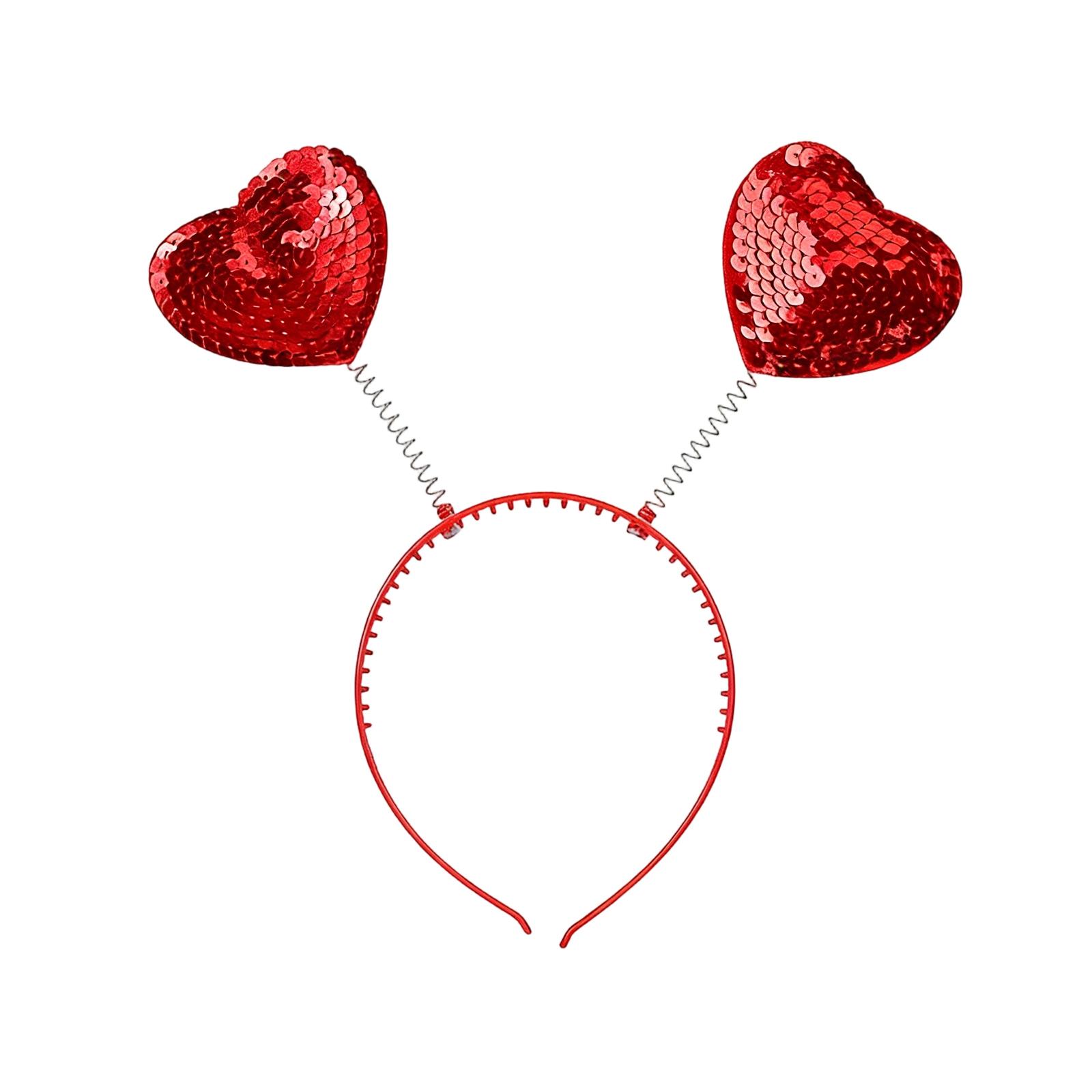 

Introducing Our Valentine s Day Heart Sequin Party Headband One Size