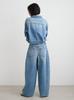 [Miesloe] High-Form Cocoon Denim MWFP261030 Women's BLU 0