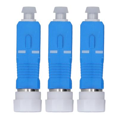 3Pcs Fiber Optic Connector Adapter SC Male To FC Female Single Mode Convertor for Optical Power Meter