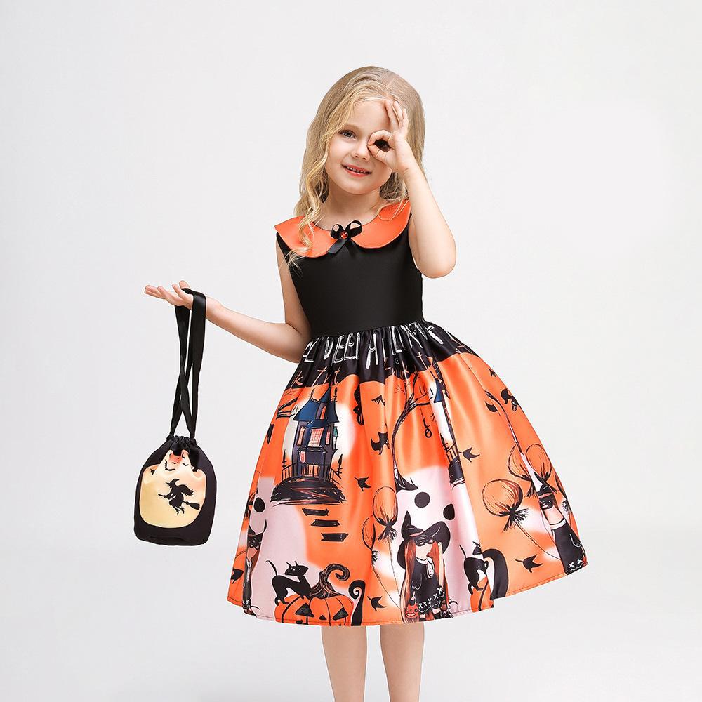 Jenters Halloween Maskerade Prinsessekjole - Europeisk og Amerikansk Stil