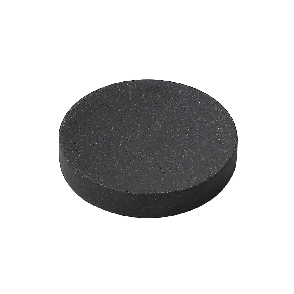 

ideaco Stone-Look Tray, Diameter 9cm x Height 1.5cm, AMENITY TRAY S, Stone Sand Black