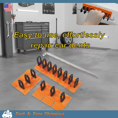 1 Set Heavy-Duty Paintless Dent Removal Kit Handle Screwdriver Adhesive Pads Powerful Body Repair Dent Removal Tool Set