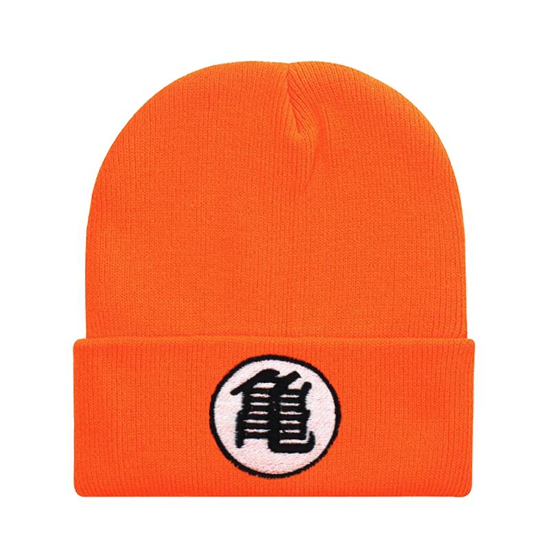 Anime Embroidered Knitted Beanie Hat, Men Women Winter Outdoor Motion Ski Warm Wind-Resistant Beanie Hats