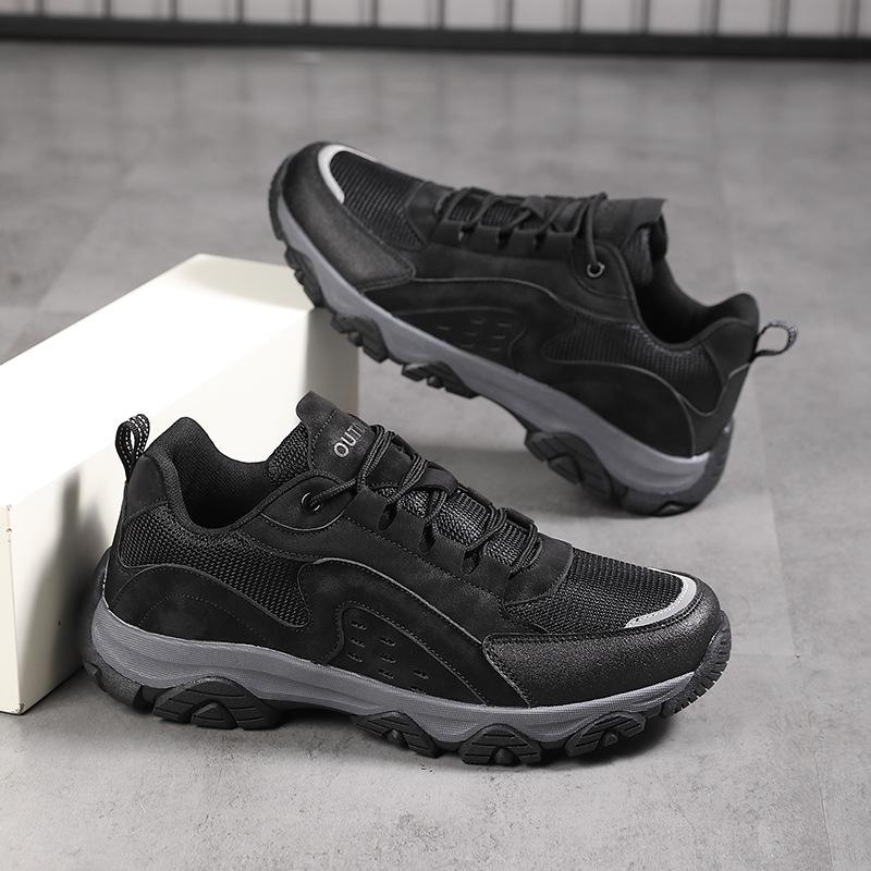 Popular 2024 Autumn Men's Sports Shoes Non-slip and Wear-resistant Casual Shoes Men's Large Size Men's Shoes Outdoor Hiking Shoes