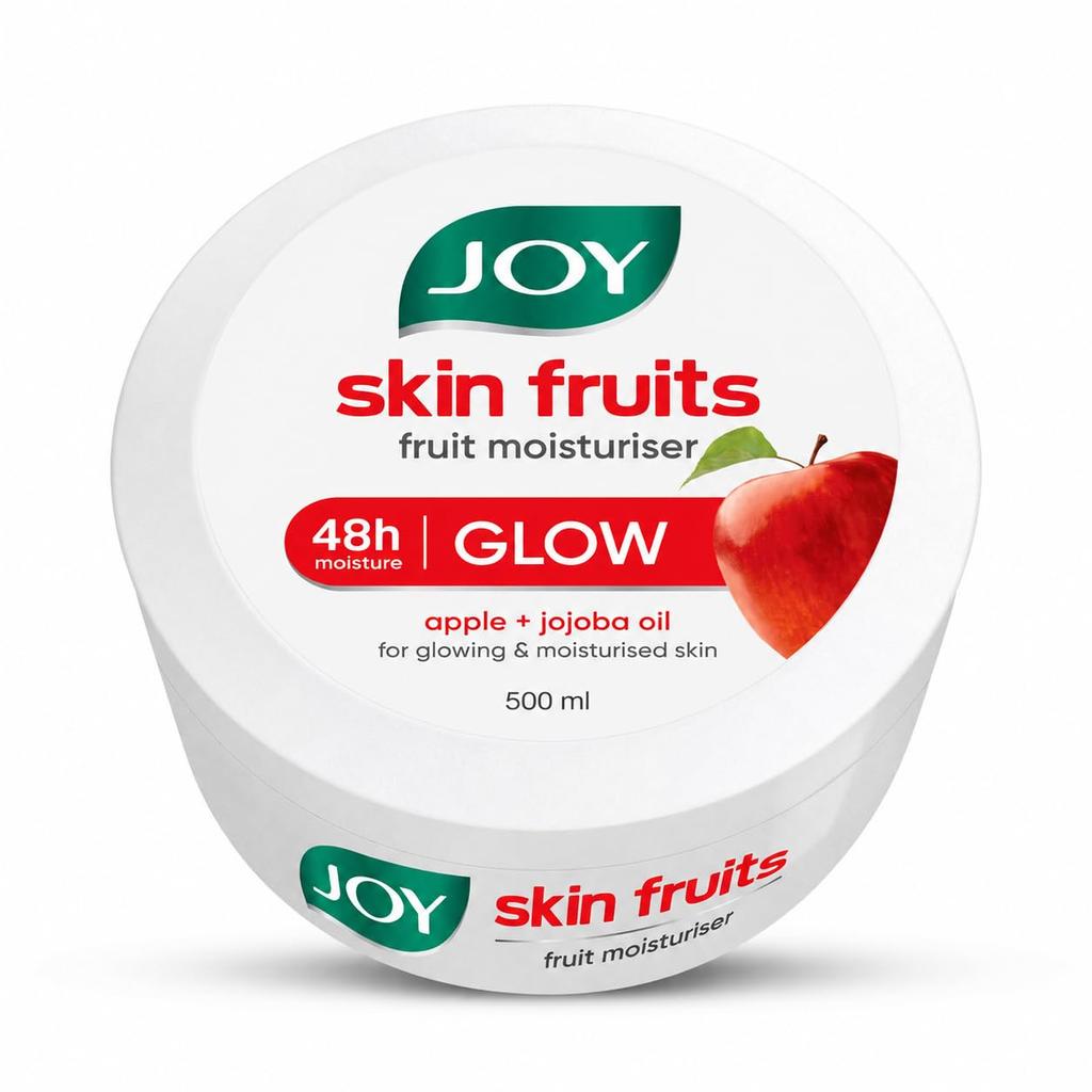 Joy Skin Fruits Moisturizer with Apple, Jojoba & Almond Oil 500ml