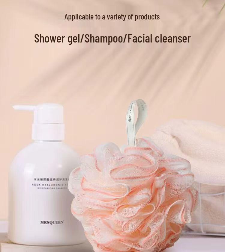 High-Grade Soft Girly Bath Bomb & Shower Scrubber