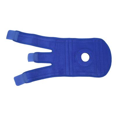 Patella Kniebandage Blaues Klettverschluss-Design Starke Unterstützung Kniemanschette für Outdoor-Sportarten Fitness