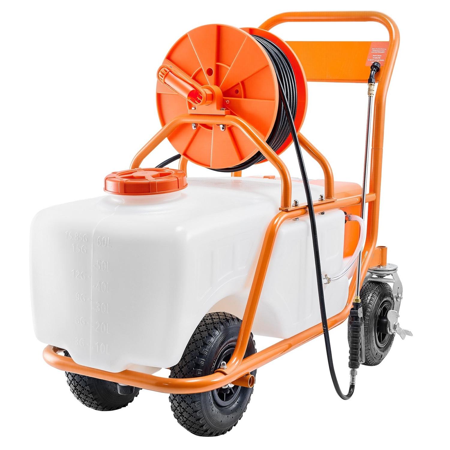 Postrekovač Tlakový postrekovač Batohový postrekovač Záhradný postrekovač 60L 0-90PSI