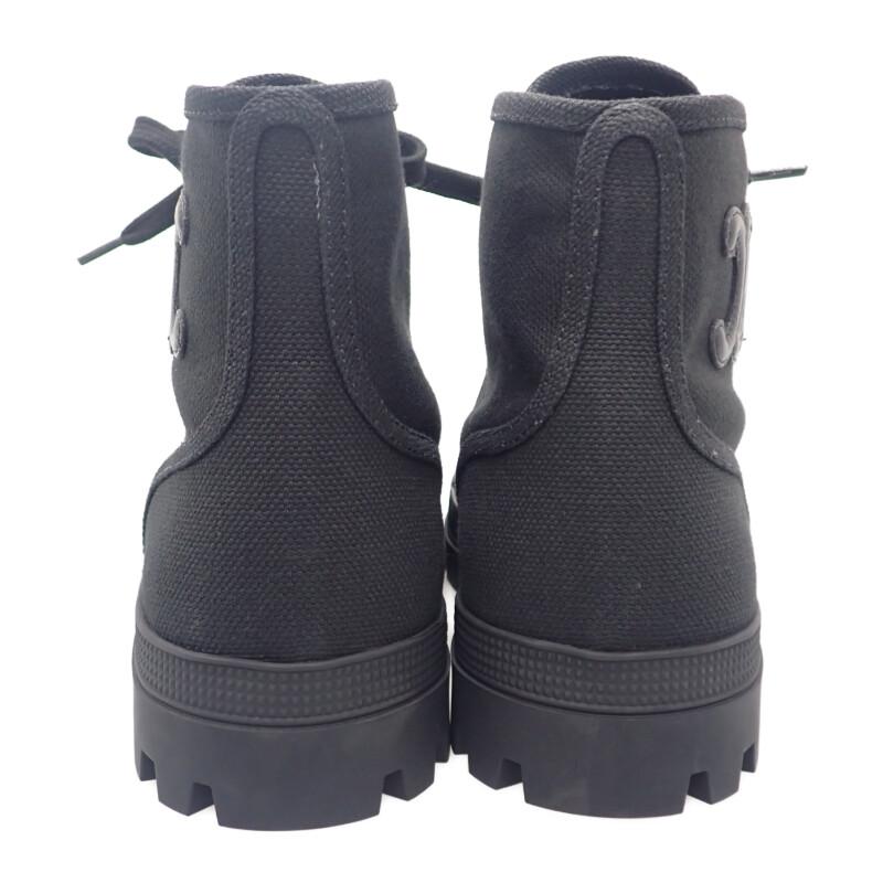 CELINE  343142198C.38NO Sneakers Black Canvas/leather Women