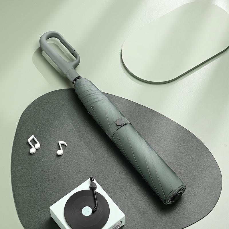 Helautomatisk solskjerm Anti-UV Vindtett Vanntett Reise Utendørs Fiske Camping Paraplyer Med 10K Fiber Rib