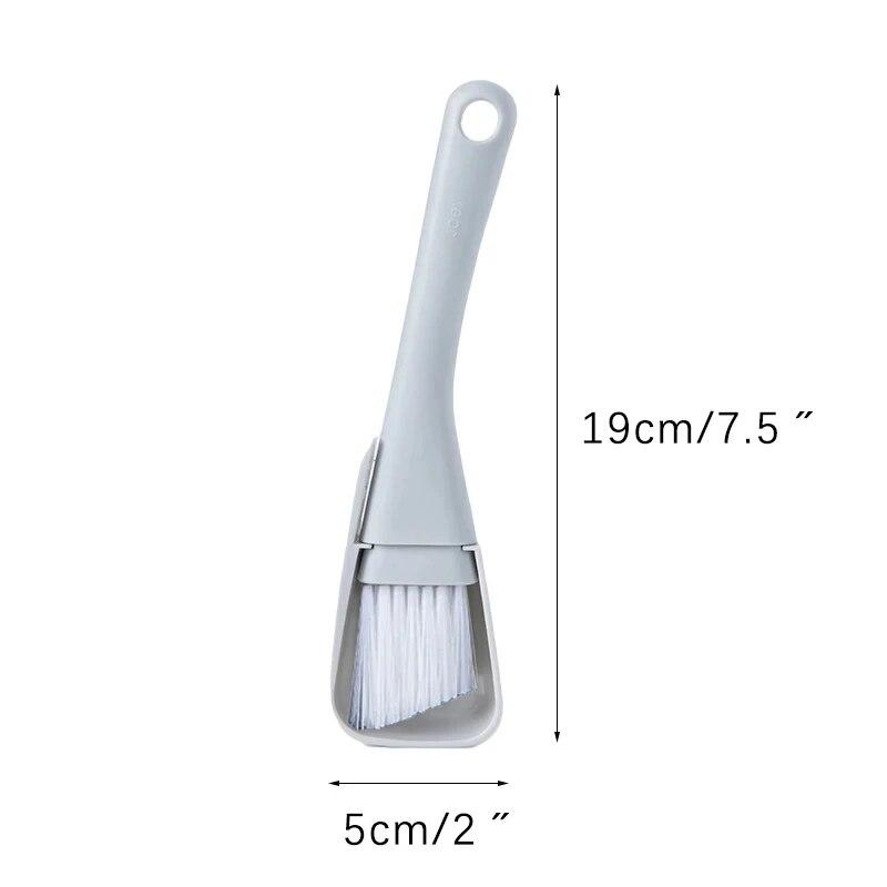 1 szt. Szczotka do czyszczenia rowków okiennych z szufelką 2 w 1 Narzędzia do czyszczenia gospodarstwa domowego Czyścik do szczelin okiennych do drzwi Podłogi Klawiatury Szczotka