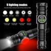 2026 New Waterproof LED Flashlight, Powerful USB Type-C Rechargeable  Flashlights with Magnet, Side Light, 9 Modes for Home Outdoor Emergency