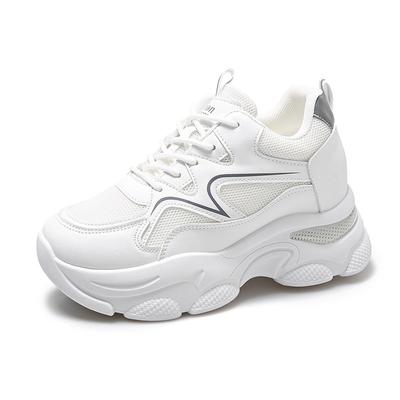 Fashion 2024 Spring Fashion New Thick-soled Inner Heightening Color Matching Versatile Casual Shoes Platform Shoes Sneakers Women Shoes