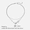 Three Layer Pearl Starfish Pendant Necklace Vintage Shell Spiral Necklace Women Jewelry