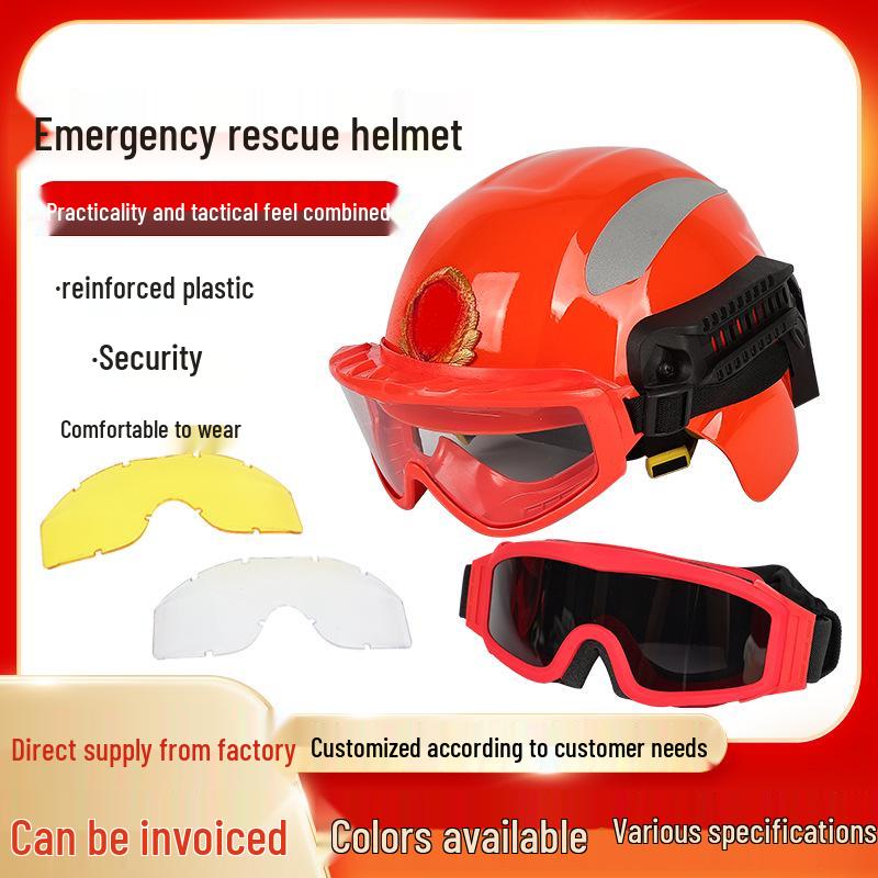 Rettungs-Feuerwehrhelm F2 mit Visier und optionalen Visieren