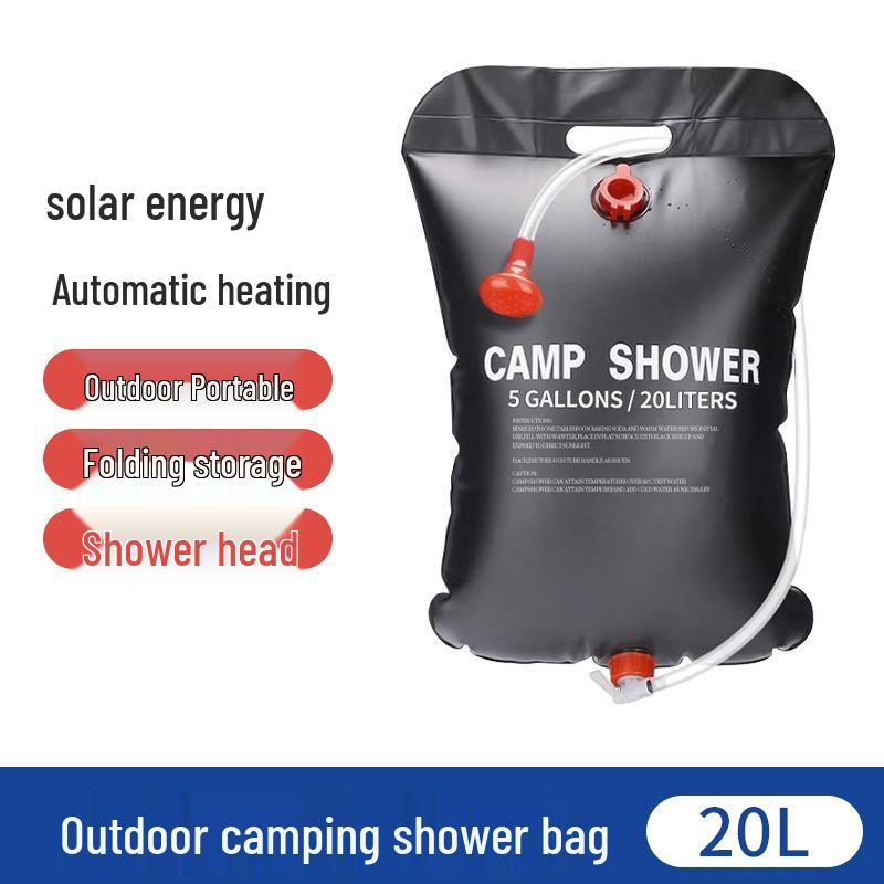 Portable Car Solar Shower Bag for Camping and Travel