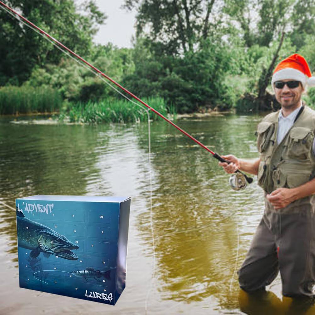 Fishing Advent Calendar 2025 Christmas Countdown Calendar Christmas Advent Calendar Xmas Surprise Gift for Fisher