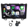 9 Inch Car Player AHD 2GB+64GB Car Radio Stereo for Honda CRV 2007-2011 Android 15 GPS Navigation Fit for Carplay Android Auto