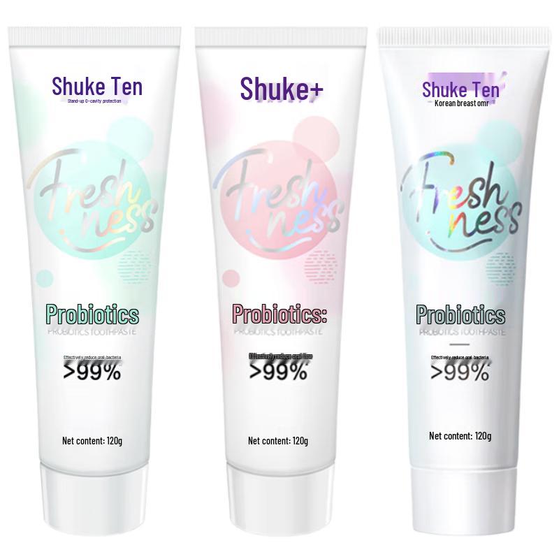 Зубная паста Saky Probiotic Fresh - Клубника, Фрукты, Мята (3-Pack)